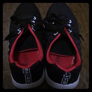 Black sneakers
